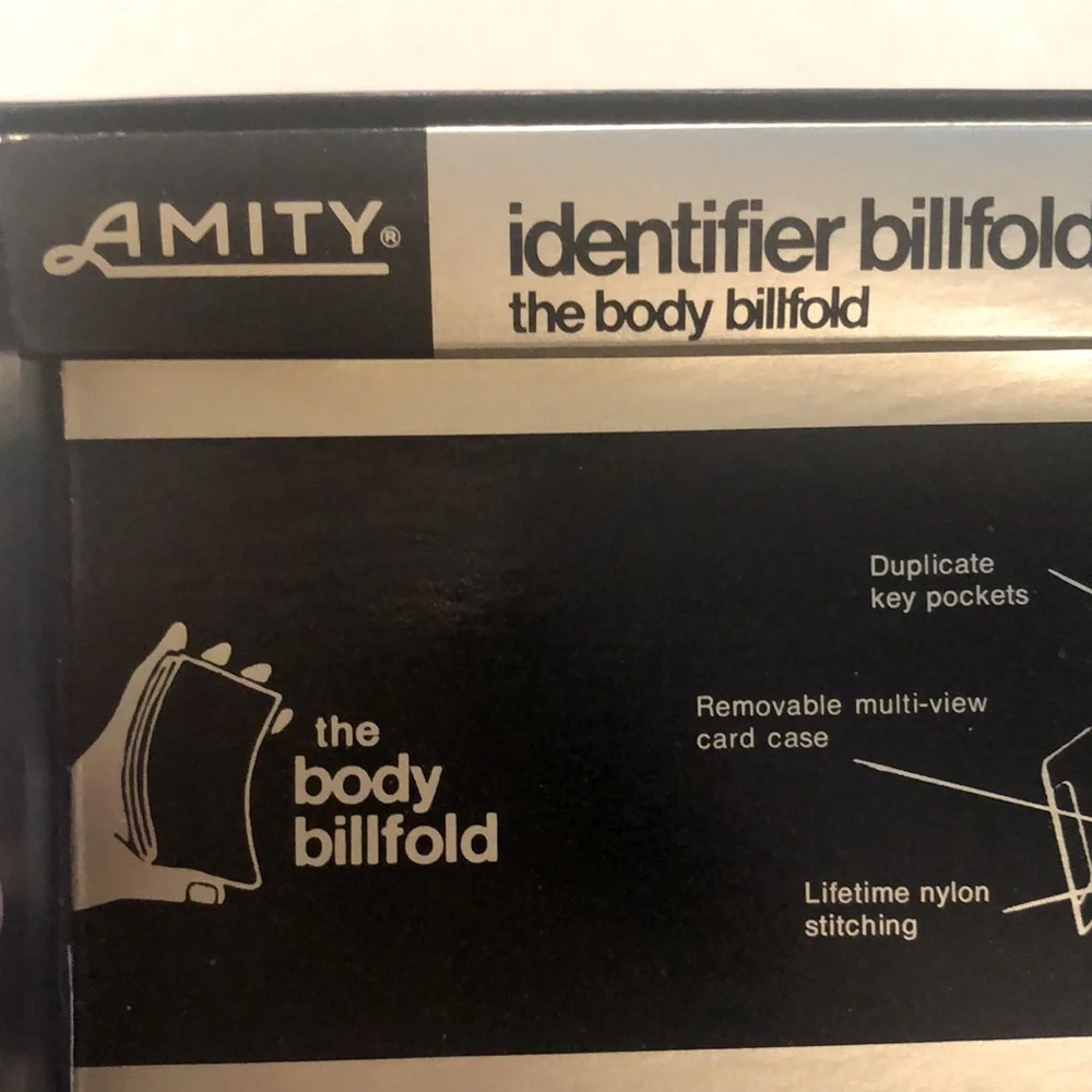 VINTAGE AMITY CASHMERE CALFSKIN BILLFOLD BROWN